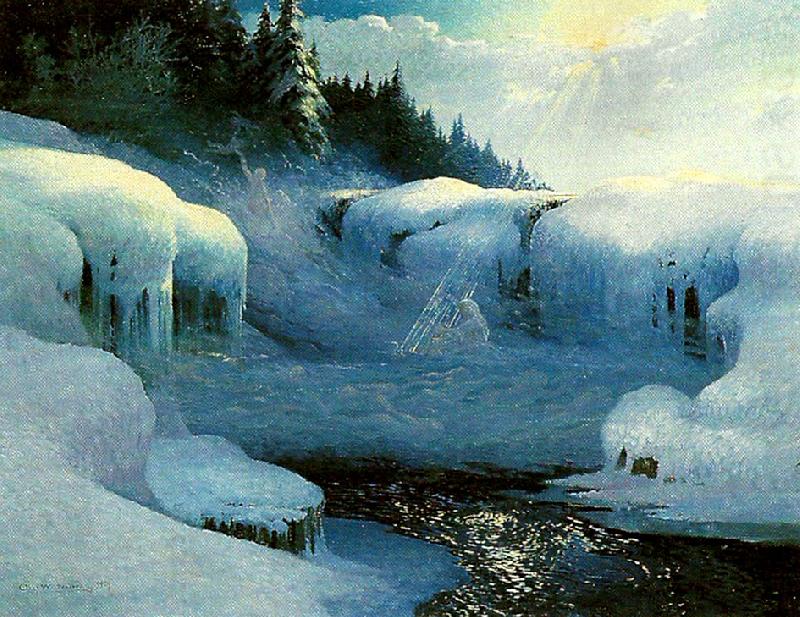 olof w. nilsson vinteralvor china oil painting image